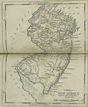 1781 plan of the harbour of New York & the Couny